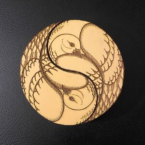 DeMarcus Alexan Doves Ying Yang Travel Comb